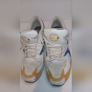 Nike Air Max White Blue Yellow Sneakers